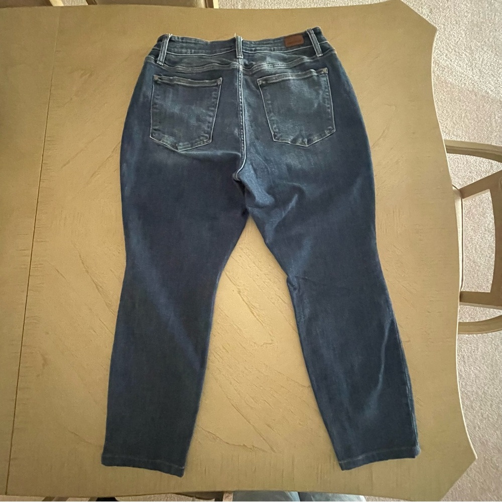 Judy Blue Boyfriend Jeans 14W Plus Stretch Denim High Rise - Picture 2 of 14